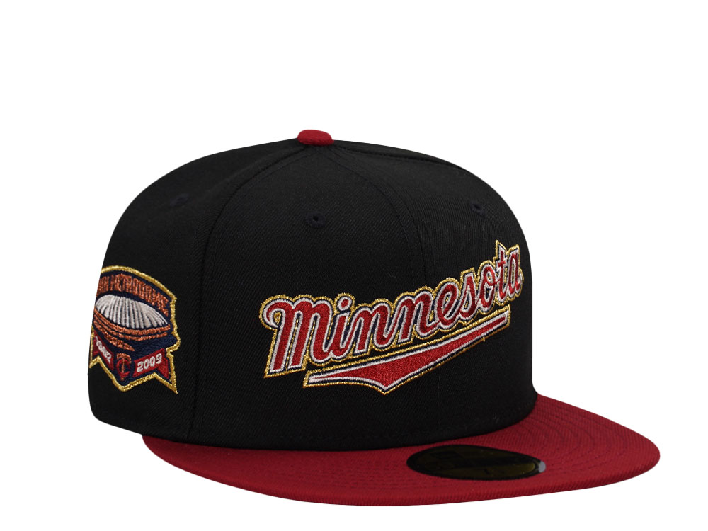 New Era Minnesota Twins Metrodome Metallic Two Tone Edition 59Fifty Fitted Gorra