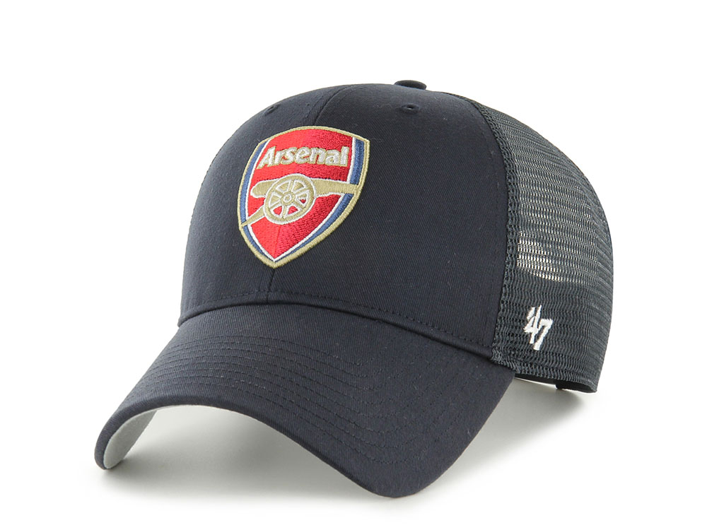 47 Brand Arsenal FC Navy Branson MVP Trucker Snapback Gorra