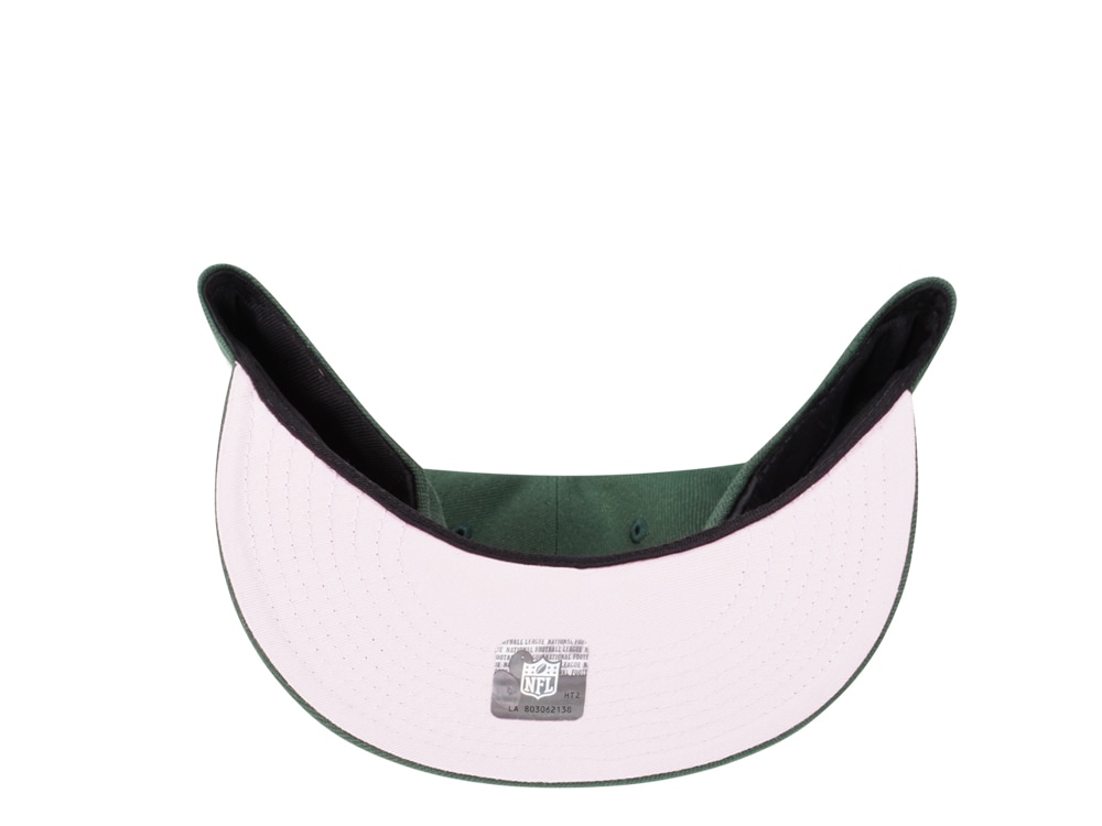 New Era Green Bay Packers Green Chainstitchheart Edition 59Fifty Fitted Gorra