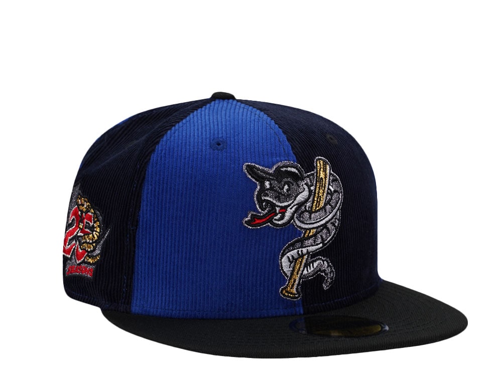 New Era Wisconsin Timber Rattlers 25 Seasons Corduroy Pinwheel Edition 59Fifty Fitted Gorra