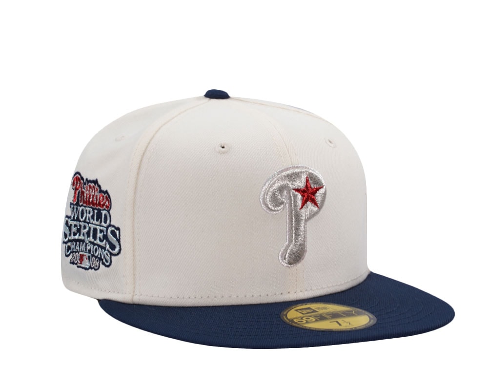 New Era Philadelphia Phillies World Series 2008 Chrome Two Tone Edition 59Fifty Fitted Gorra