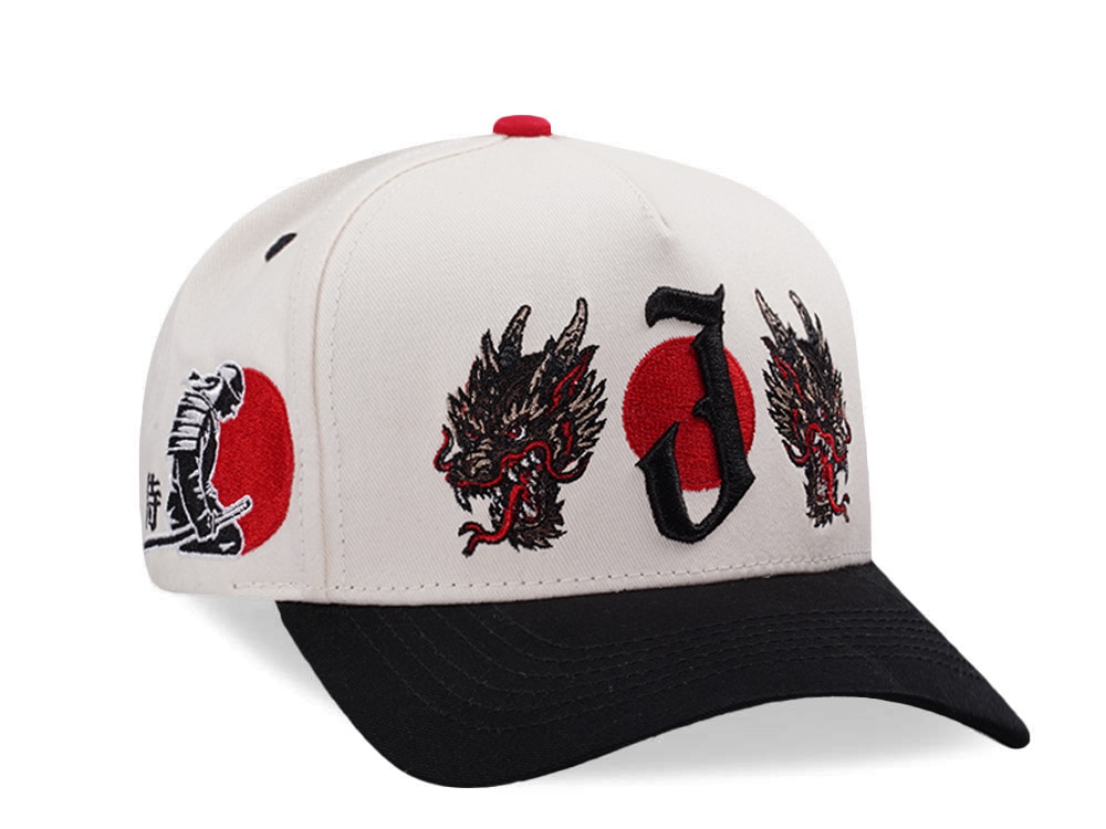 Parallel Union Japan Dragon Samurai Chrome Two Tone Edition Snapback Gorra