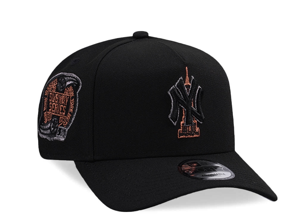 New Era New York Yankees World Series 2000 Black Prime Edition 9Forty A Frame Snapback Gorra