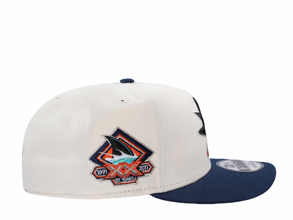 New Era San Jose Sharks 20th Anniversary Chrome Two Tone Edition 9Fifty A Frame Snapback Gorra