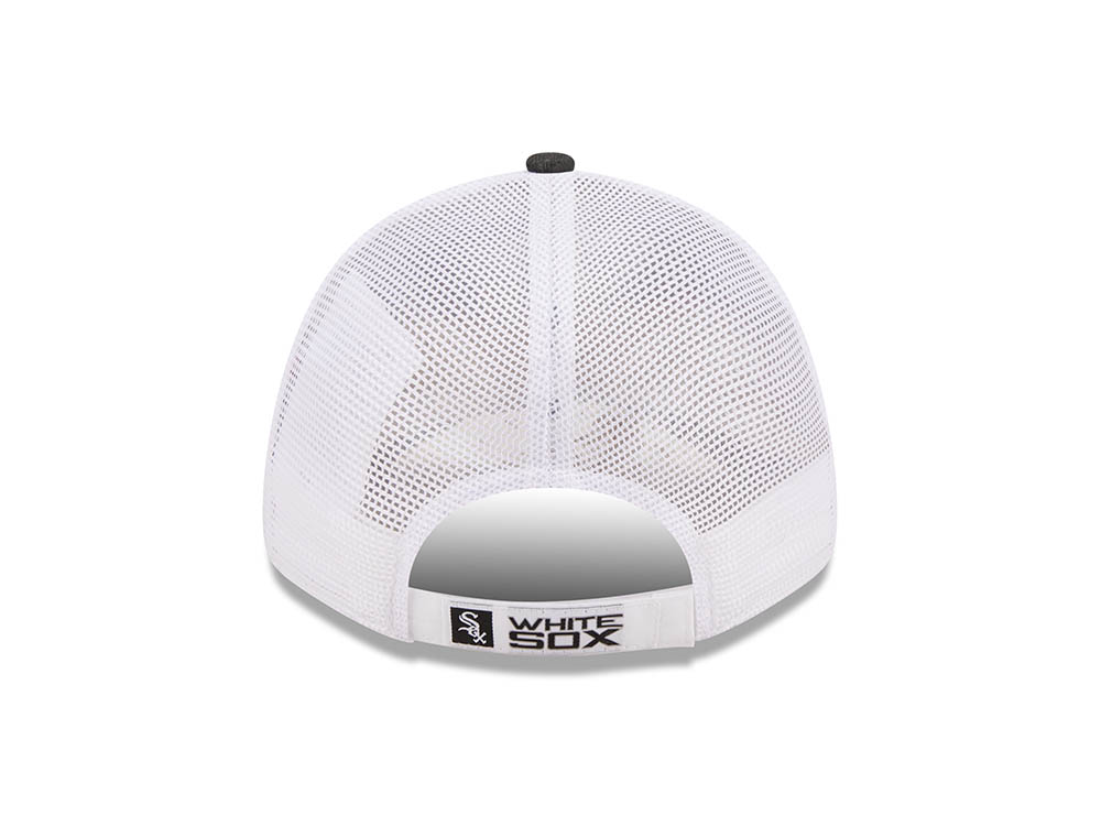 New Era Chicago White Sox Black Home Field Edition 9forty Trucker Strapback Gorra