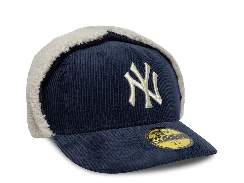 New Era New York Yankees Corduroy Navy Prime Dogear Edition 59Fifty Dogear Fitted Gorra