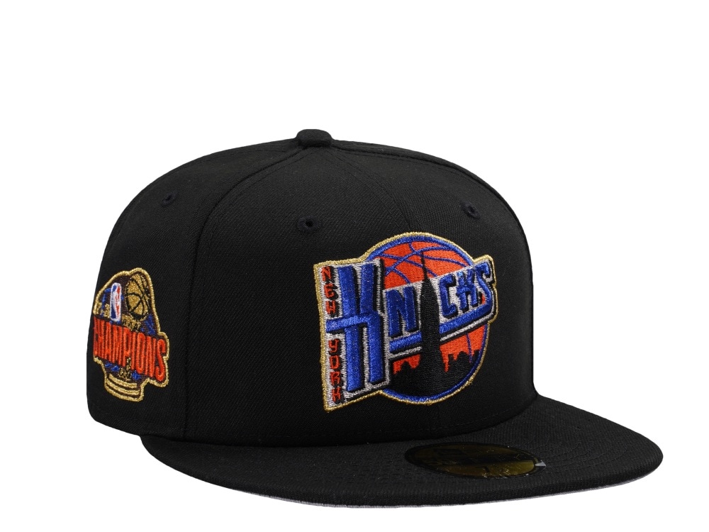 New Era New York Knicks NBA Finals Champions 2026 Black Prime Edition 59Fifty Fitted Gorra