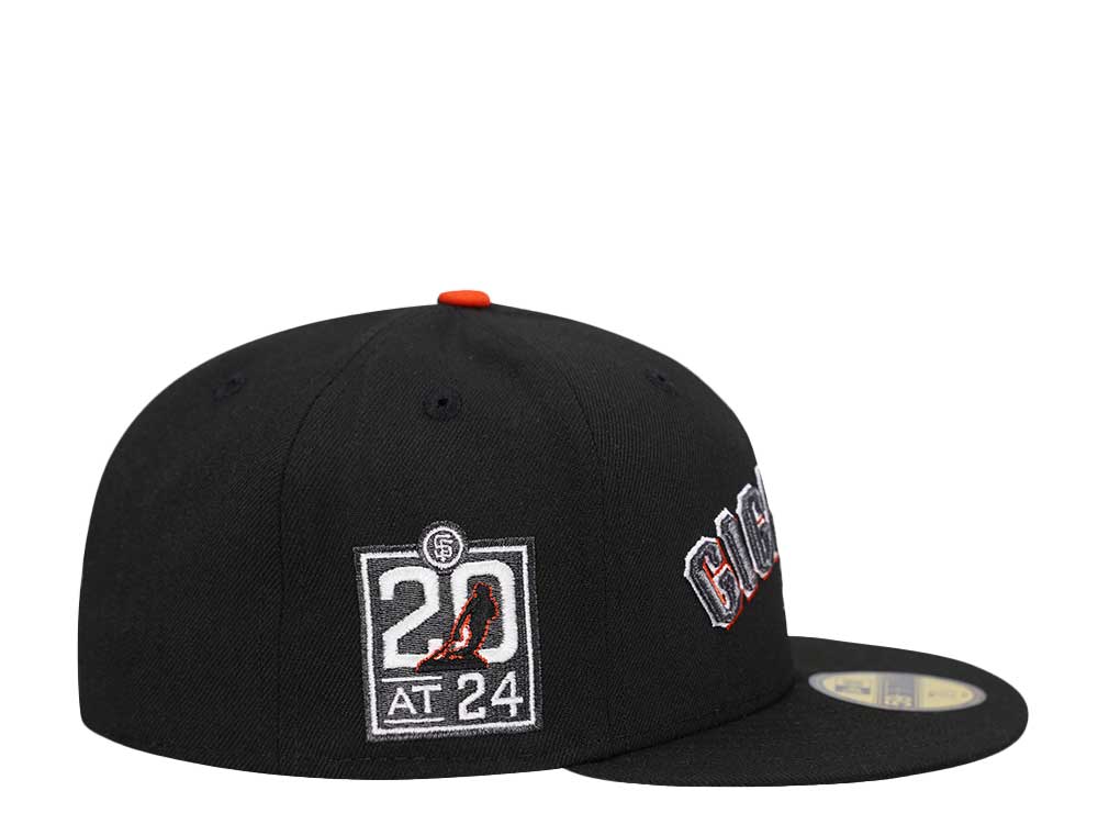 New Era San Francisco Giants 20 AT 24 Gigantes Black Pearl Edition 59Fifty Fitted Gorra
