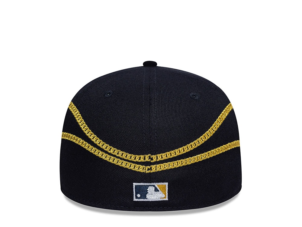 New Era New York Yankees Chain Wrap Navy Edition 59Fifty Fitted Gorra