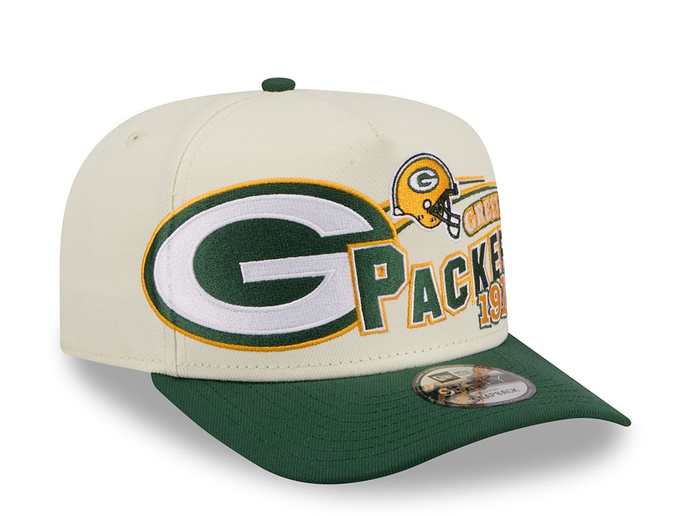 New Era Green Bay Packers Classic Logo Two Tone Edition 9Fifty A Frame Snapback Gorra