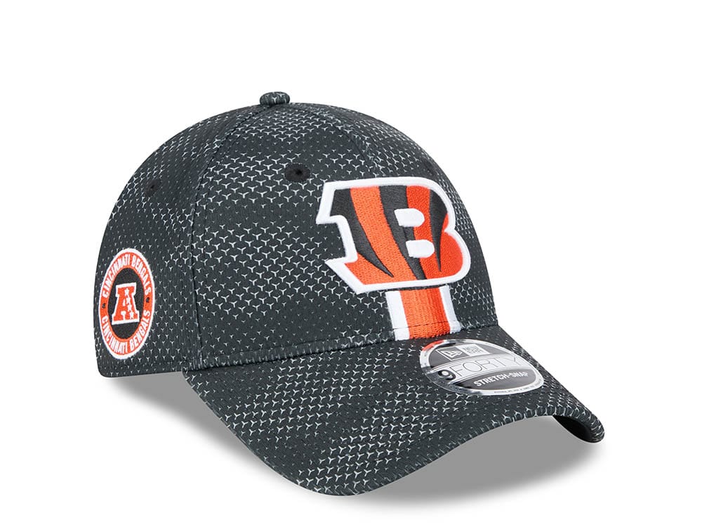 New Era Cincinnati Bengals Sideline 2024 9Forty Stretch Snapback Gorra
