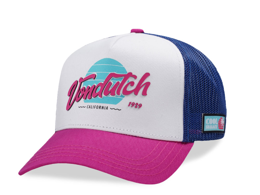 Von Dutch Surf Screen Print Trucker Snapback Gorra