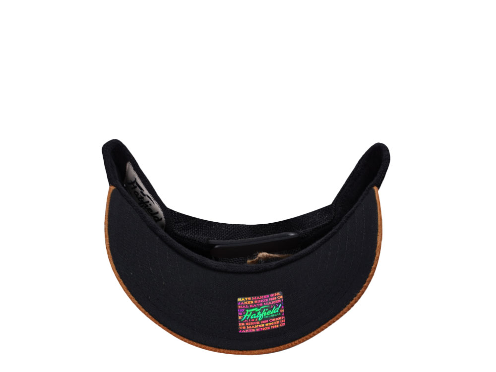 Hatfield Classic Original Black Brown Trucker Snapback Gorra