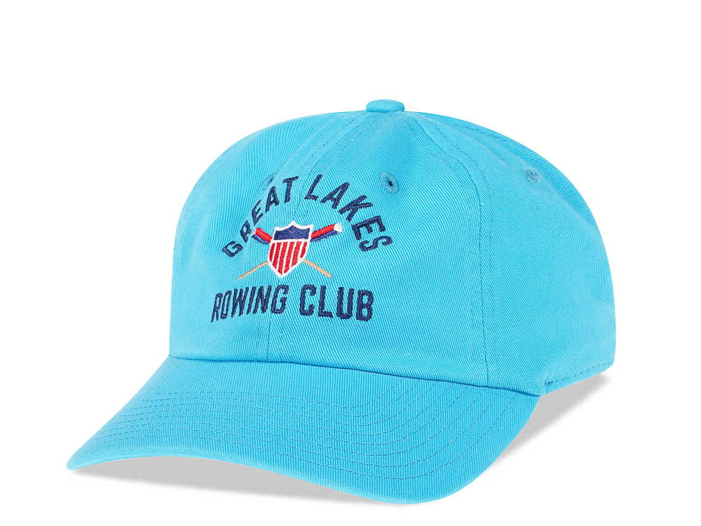 American Needle Great Lakes Rowing Club Teal Vintage Casual Strapback Gorra
