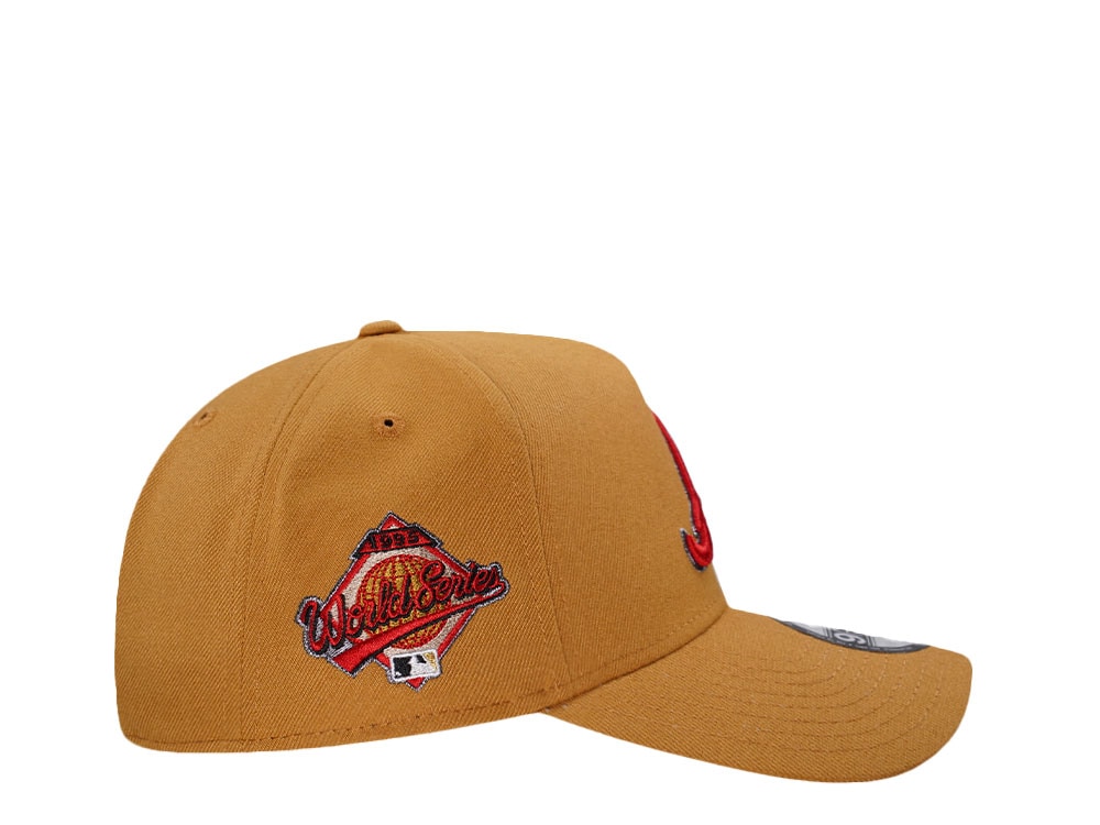 New Era Atlanta Braves World Series 1995 Panama Prime Edition 9Forty A Frame Snapback Gorra