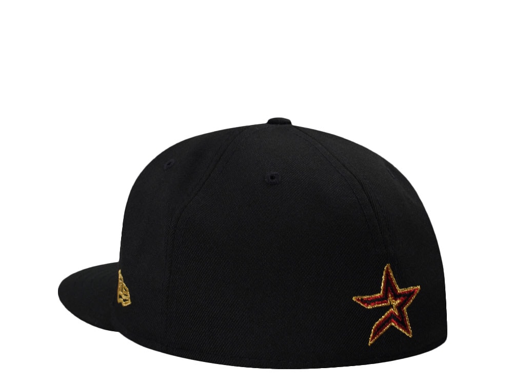 New Era Houston Astros Inaugural Season 2000 Flames Black Prime Edition 59Fifty Fitted Gorra