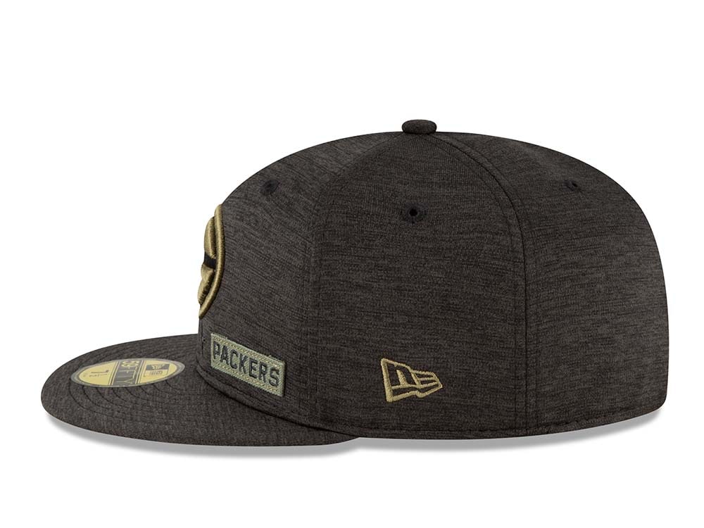 New Era Green Bay Packers Salute to Service 2020 Fitted 59Fifty Gorra