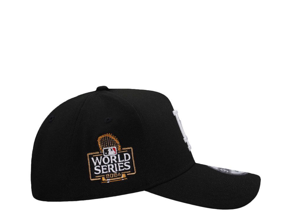 New Era Los Angeles Dodgers World Series 2024 Black Edition 9Forty A Frame Snapback Gorra