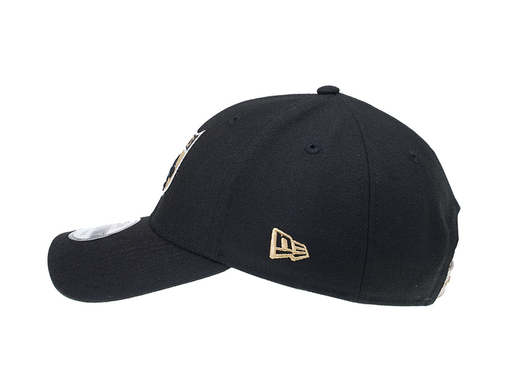NEW ERA NEW ORLEANS SAINTS CURVED BLACK EDITON 9FORTY SNAPBACK CAP