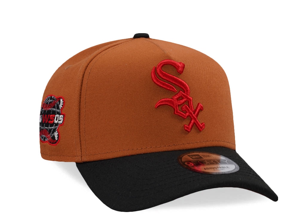 New Era Chicago White Sox World Series 2005 Earth Brown Two Tone Edition 9Forty A Frame Snapback Gorra