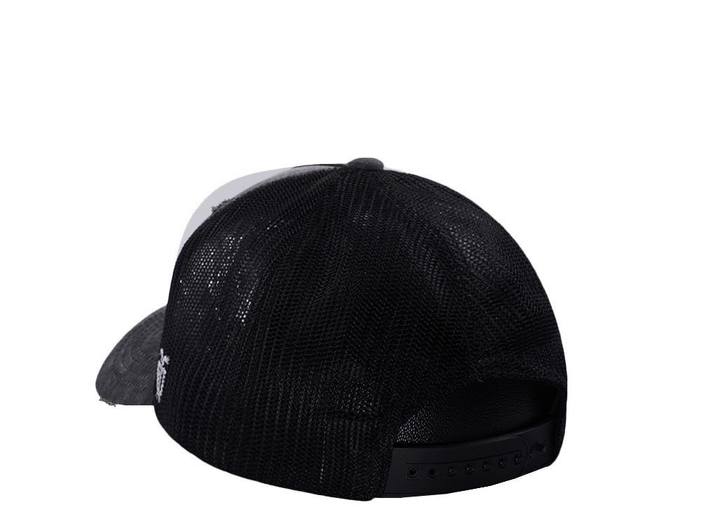 Parallel Union Trust No One Patch Faded Black Distressed Edition Trucker Snapback Gorra