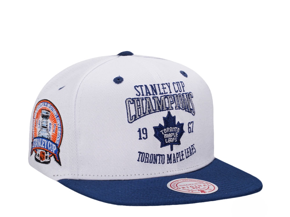 Mitchell & Ness Toronto Maple Leafs Stanley Cups 1967 Two Tone Snapback Gorra