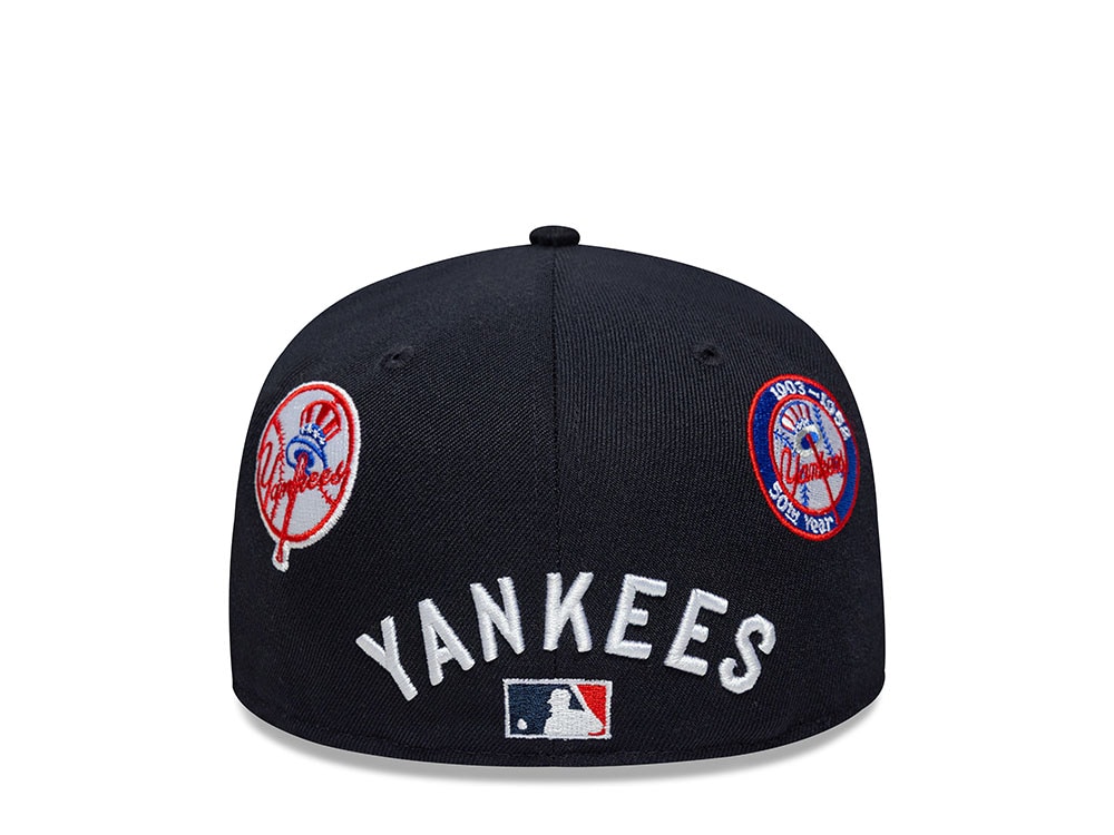 New Era New York Yankees Subway Series Multi Patch Navy Prime Edition 59Fifty Fitted Gorra