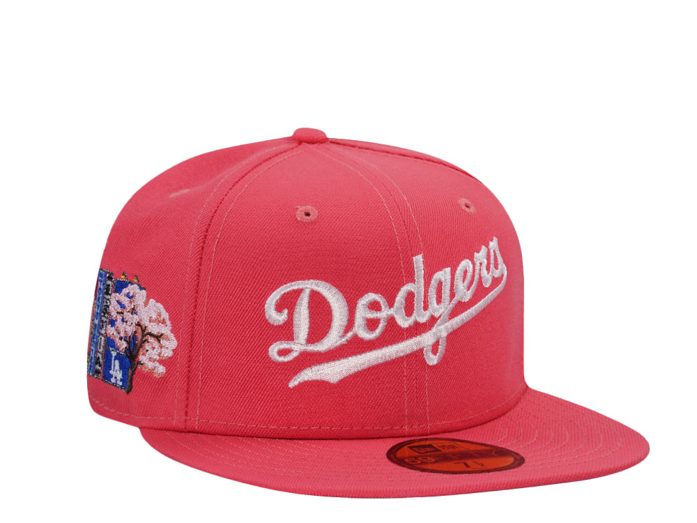 New Era Los Angeles Dodgers Tokyo Series Coral Prime Edition 59Fifty Fitted Gorra