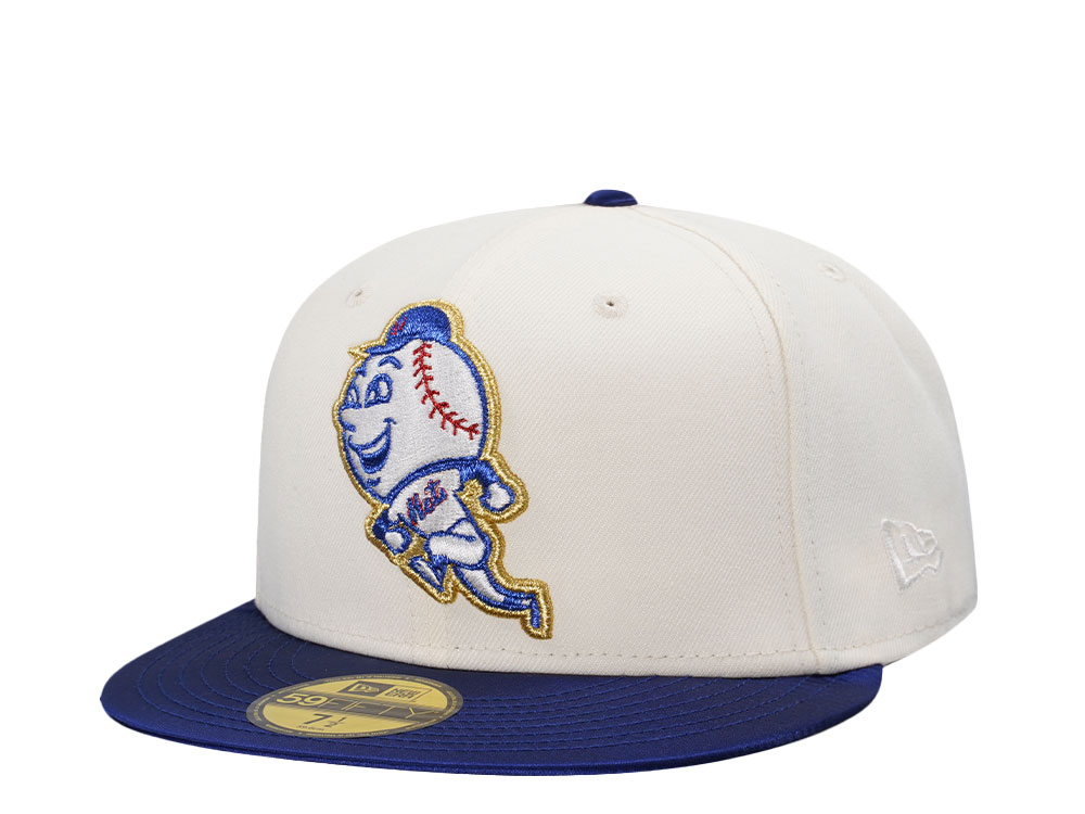 New Era New York Mets Chrome Satin Brim Two Tone Edition 59Fifty Fitted Gorra