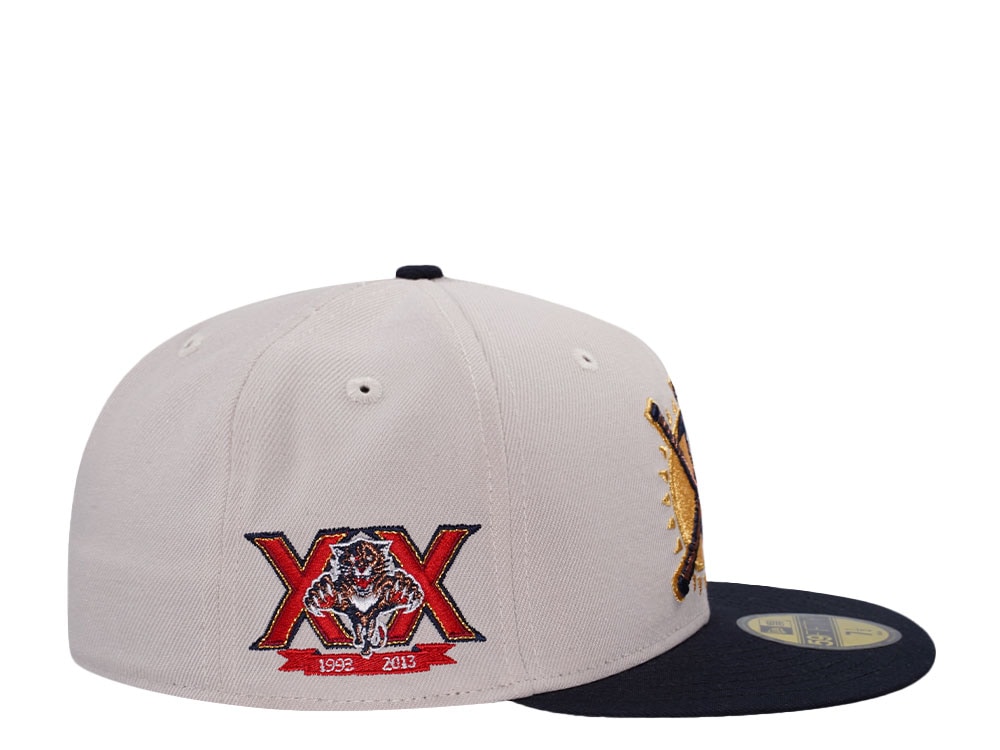 New Era Florida Panthers 20th Anniversary Chrome Two Tone Edition 59Fifty Fitted Gorra