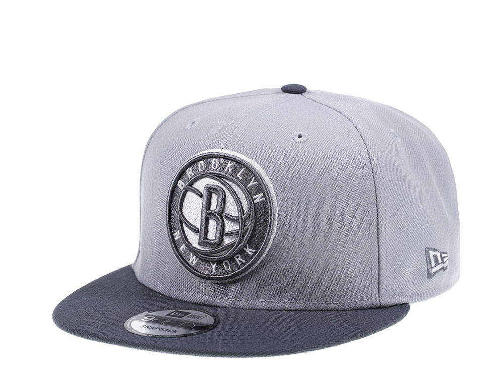 New Era Brooklyn Nets Graphite Heather Edition 9Fifty Snapback Gorra