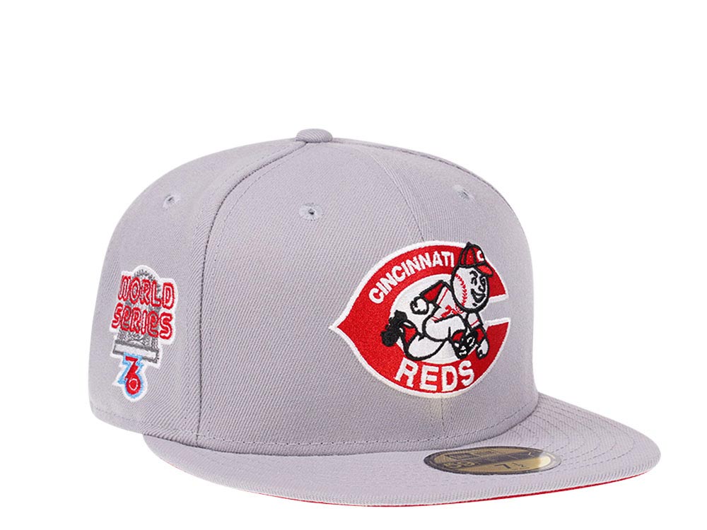New Era Cincinnati Reds World Series 1976 Fresh Grey Edition 59Fifty Fitted Gorra