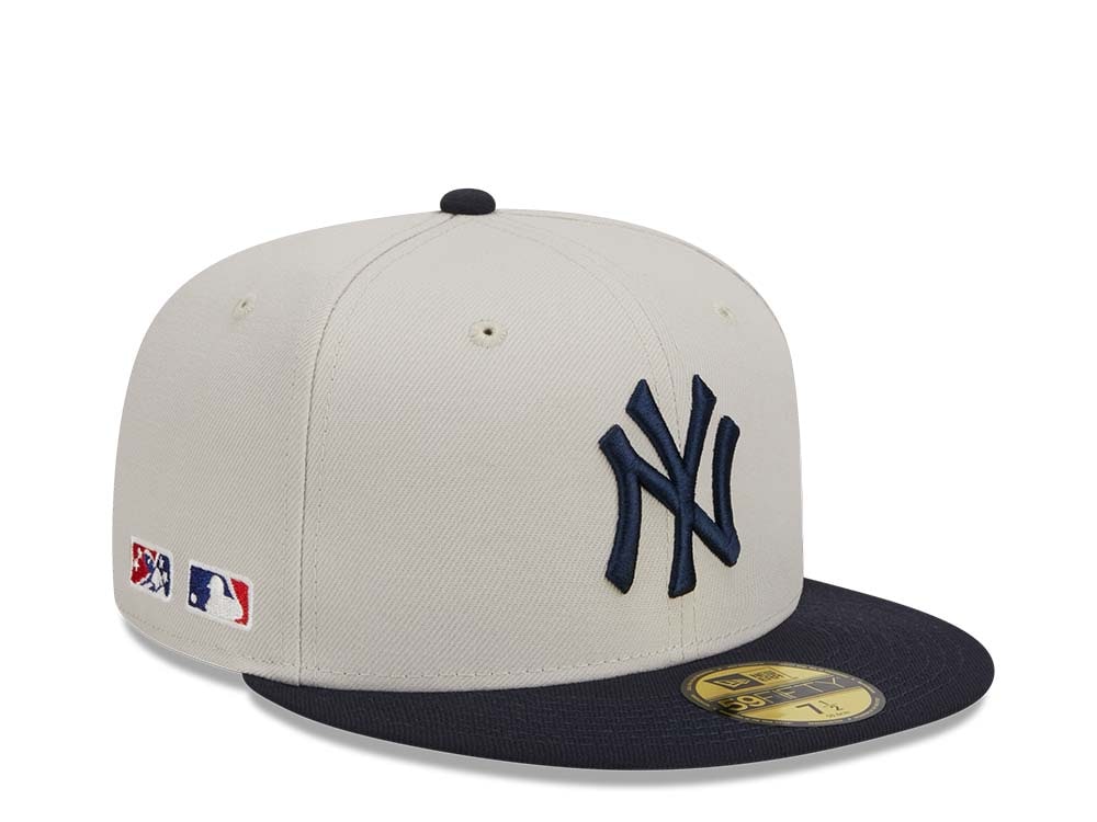 New Era New York Yankees Farm Team Stone Throwback Two Tone Edition 59Fifty Fitted Gorra