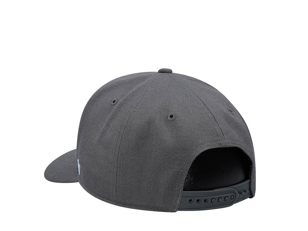 47Brand Los Angeles Dodgers Charcoal Cold Zone MVP DP Snapback Gorra