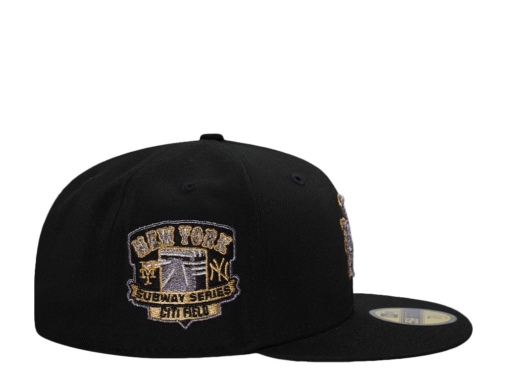 New Era New York Mets Subway Series Citi Field Black Prime Edition 59Fifty Fitted Gorra