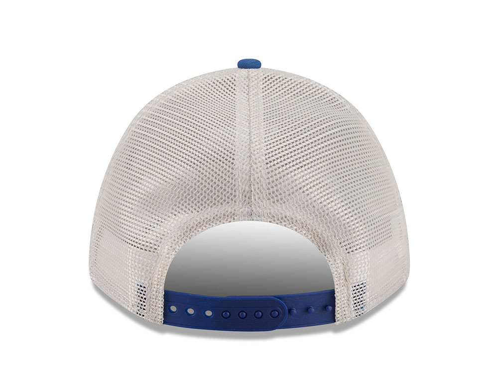 New Era Los Angeles Dodgers Frayed Patch Stone Two Tone Edition 9Forty M Crown A Frame Trucker Snapback Gorra