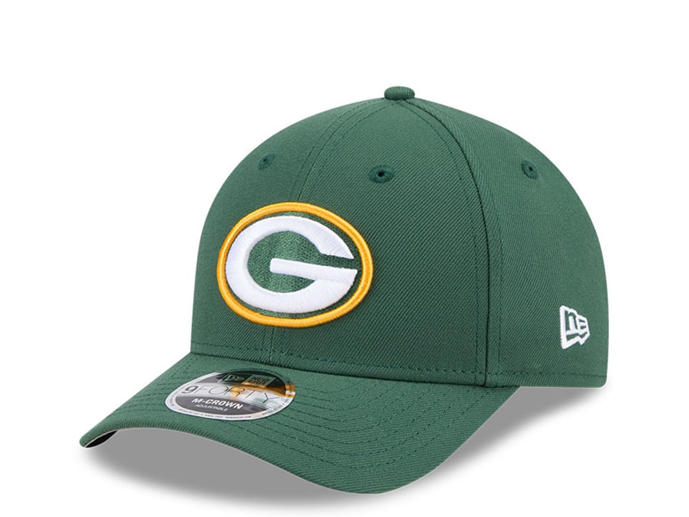 New Era Green Bay Packers NFL Team 9Forty M Crown Snapback Gorra