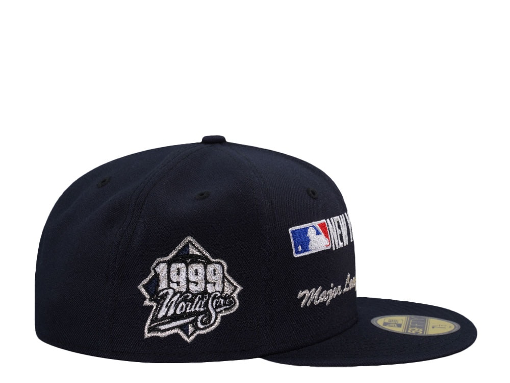 New Era New York Yankees World Series 1999 Workleaugue Navy Prime Edition 59Fifty Fitted Gorra