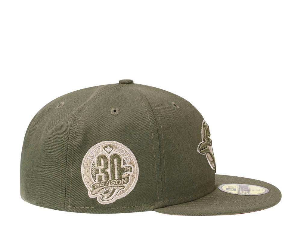 New Era Toronto Blue Jays 30th Season Olive Pinot Noir Edition 59Fifty Fitted Gorra