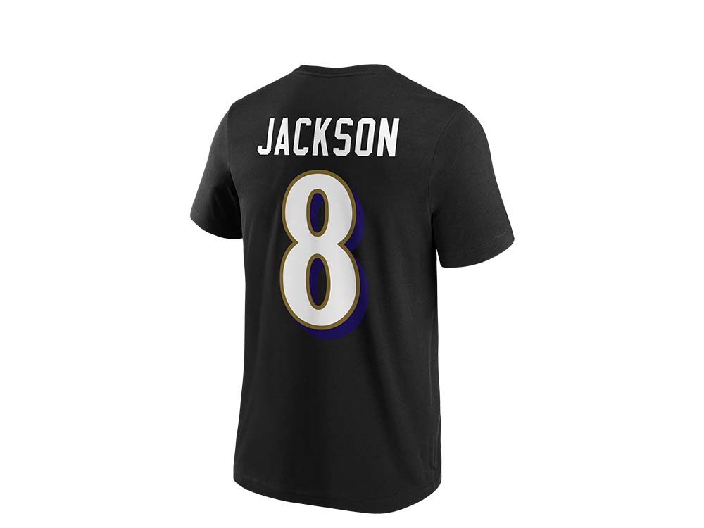 Fanatics Baltimore Ravens Lamar Jackson Name & Number T-Shirt
