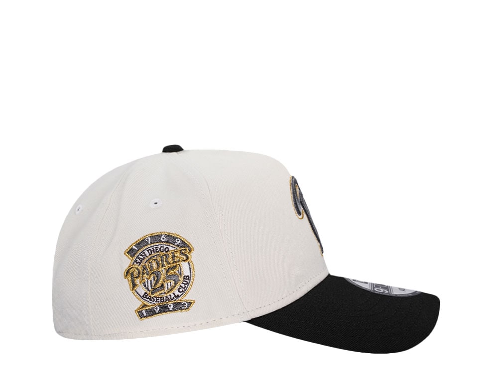 New Era San Diego Padres 25th Anniversary Chrome Two Tone Edition 9Forty A Frame Snapback Gorra