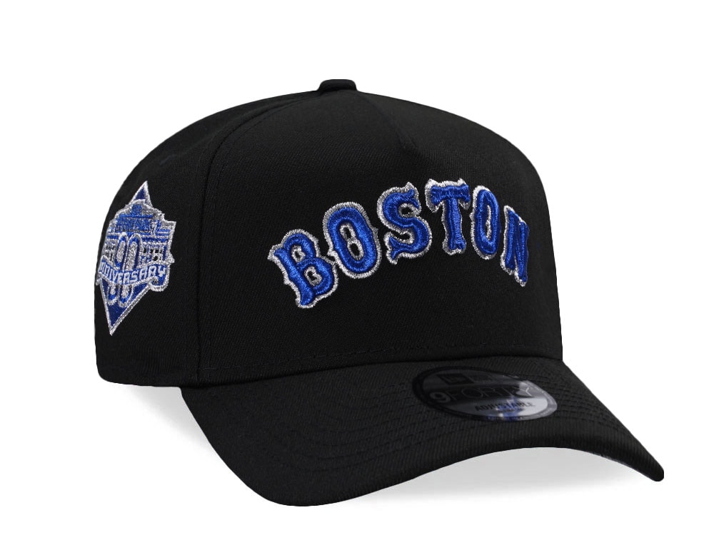 New Era Boston Red Sox Fenway Park 90th Anniversary Black Prime Edition 9Forty A Frame Snapback Gorra