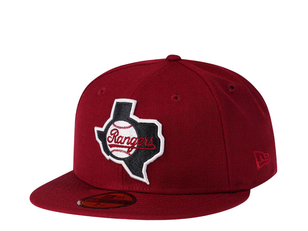 New Era Texas Rangers Smooth Red Edition 59Fifty Fitted Gorra