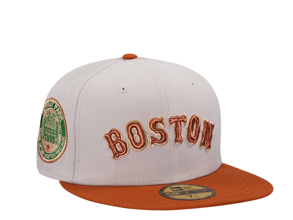 New Era Boston Red Sox Fenway Park Rusty Stone Two Tone Edition 59Fifty Fitted Gorra