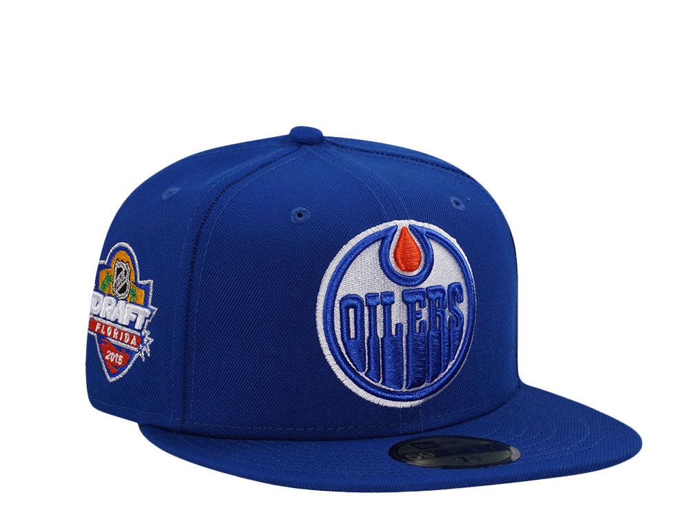 New Era Edmonton Oilers Draft 2015 Legacy Edition 59Fifty Fitted Gorra