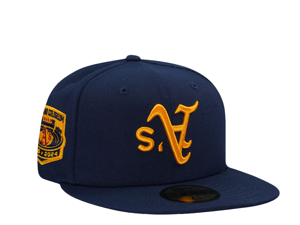 New Era Oakland Athletics Stadium Navy Prime Edition 59Fifty Fitted Gorra