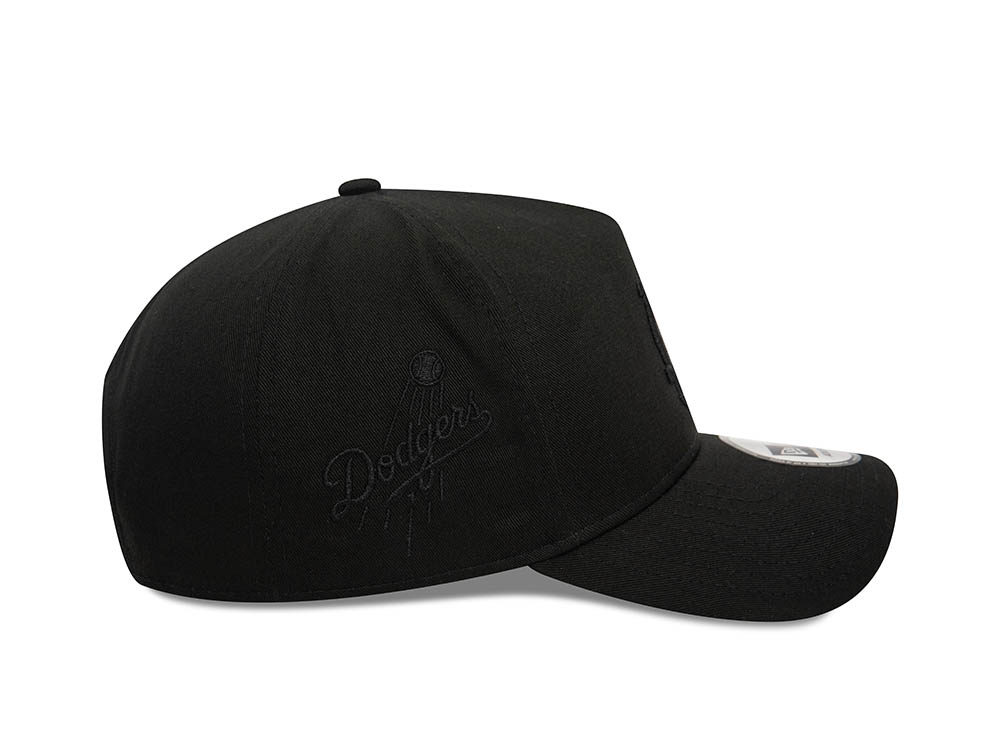 New Era Los Angeles Dodgers Monochrome Black A Frame Snapback Gorra