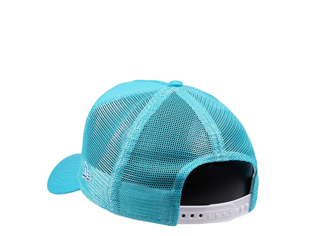 New Era Miami Heat Vice Blue Edition A Frame Trucker Gorra