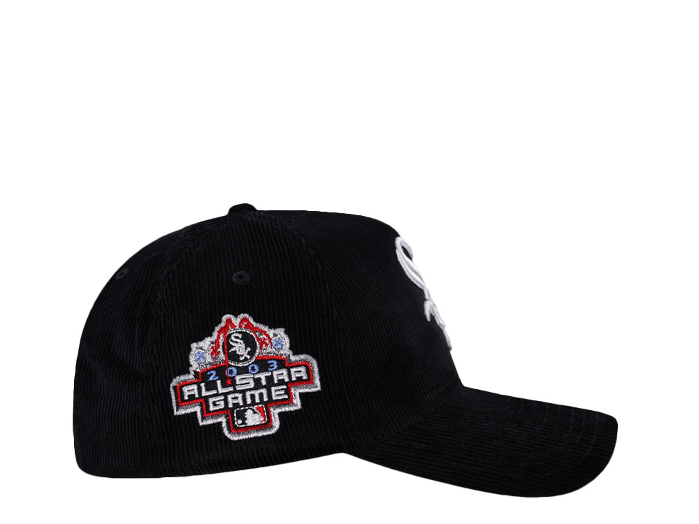 New Era Chicago White Sox All Star Game Black Corduroy Prime Edition 9Forty A Frame Snapback Gorra
