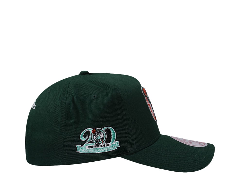 Mitchell & Ness Boston Celtics 20th Anniversary Green Edition Pro Pinch Fit Snapback Gorra